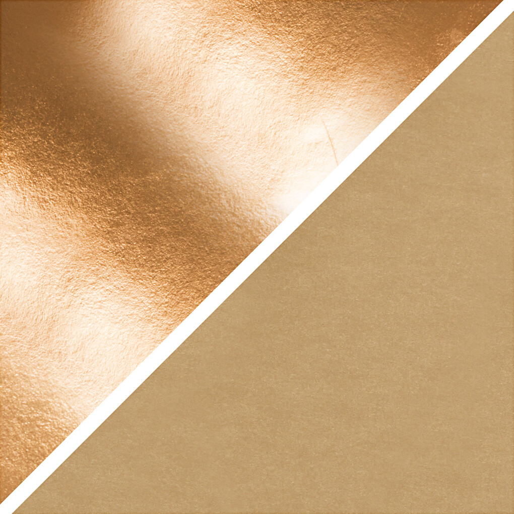 Læderpapir - Ensfarvet - Folie - 350 G - Rosaguld - 49X100 CM