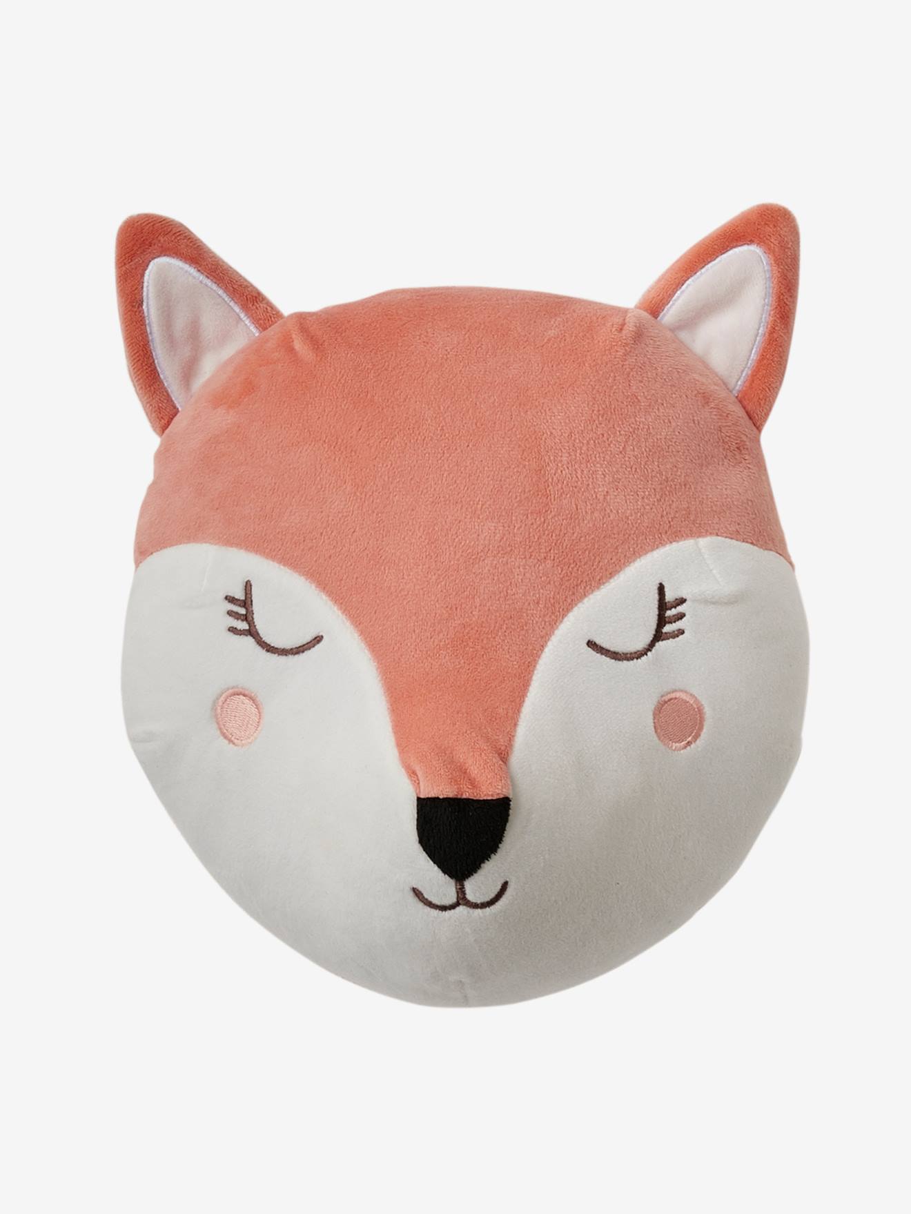 Decoração de parede raposa laranja lisa de tamanho médio