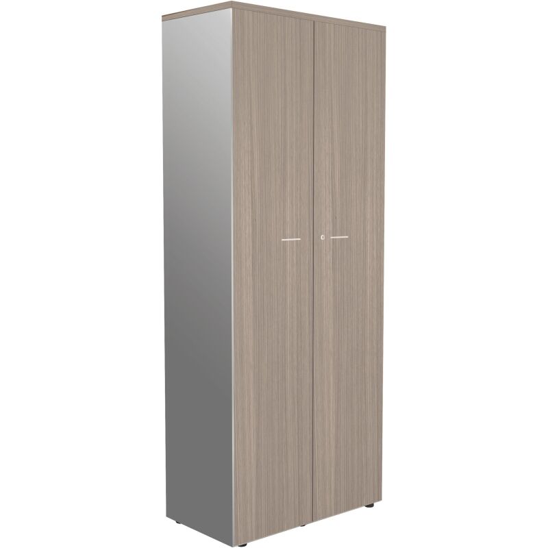 Armoire haute Essenzza/ Darwin  H 217 x L 86 x P 45 cm portes battantes