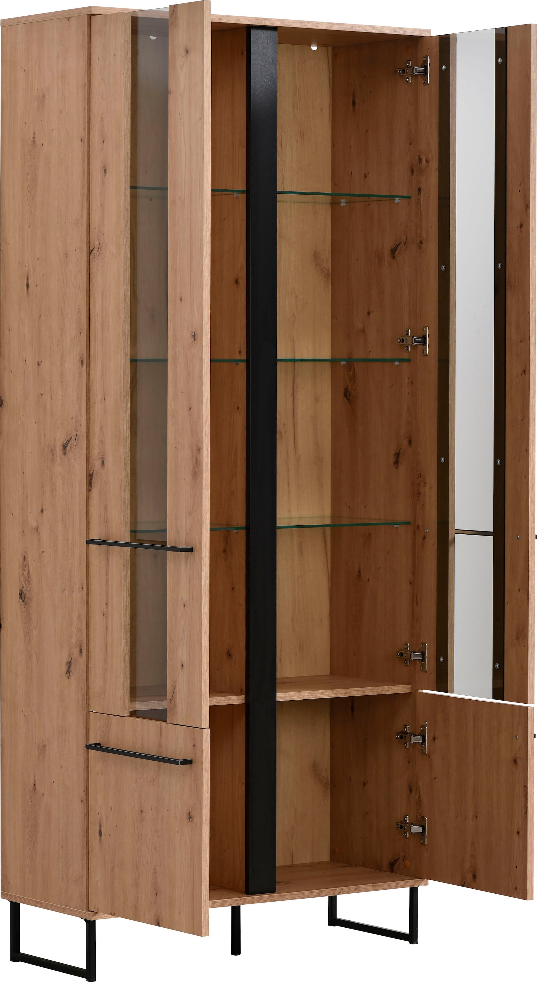 INOSIGN Highboard »Sardinia« Vitrine, Breite 84cm