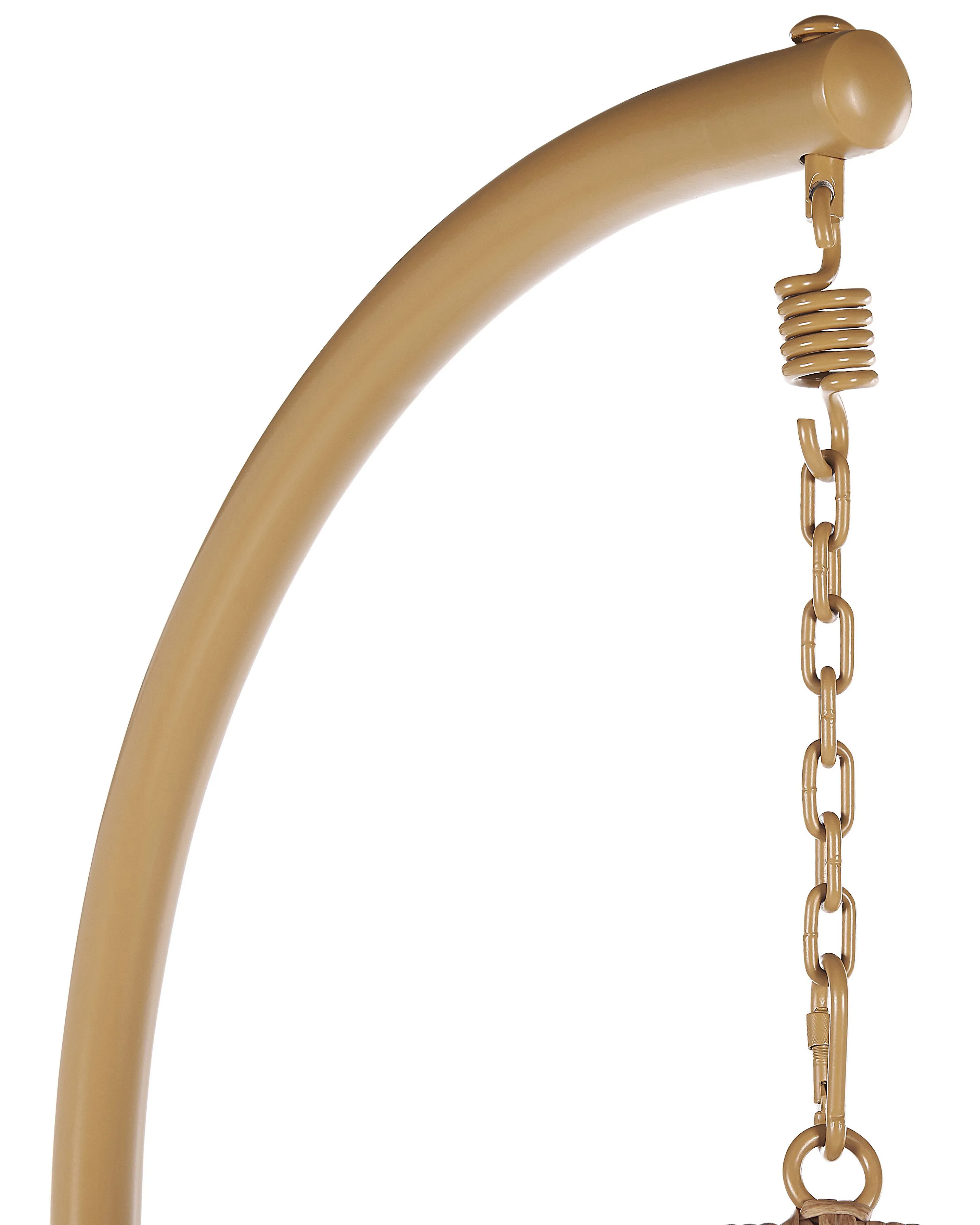 Hangstoel met standaard ALLERA PE rotan Beige