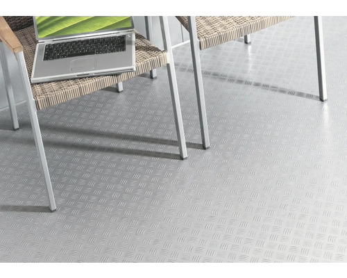 PVC vloer Fragile metallic grijs FB91 200 cm breed (per meter verkocht)