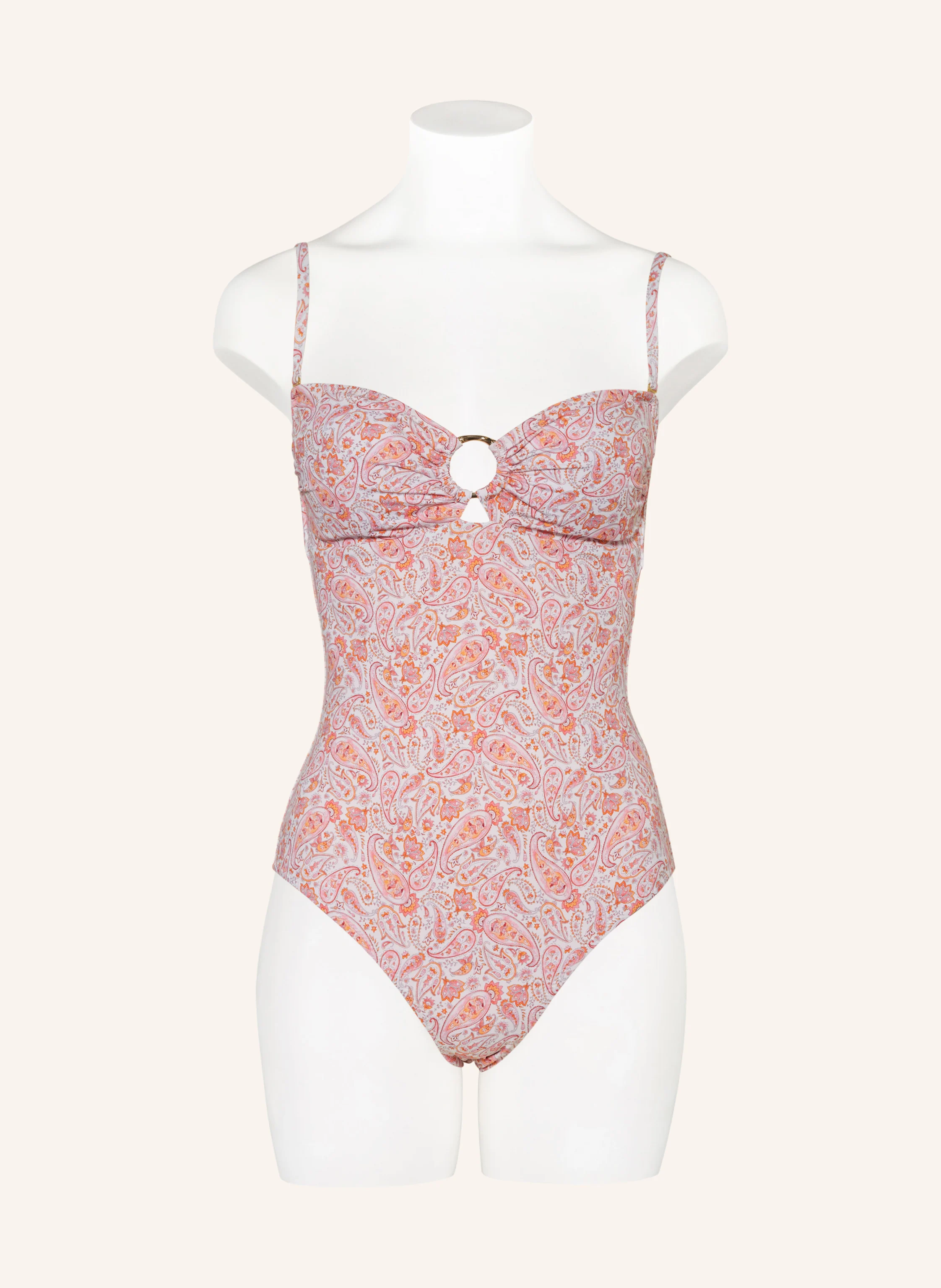 heidi klein Bandeau-Badeanzug MUSKMELON BAY