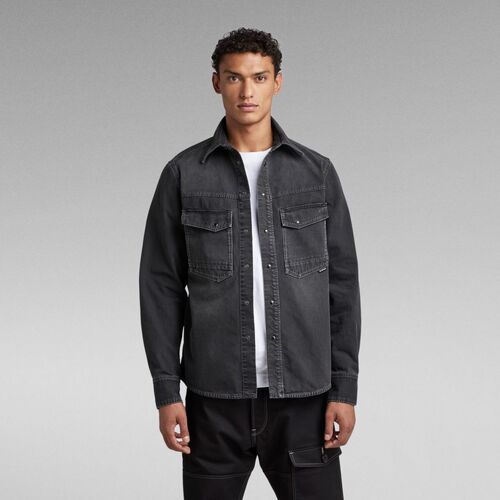 G-Star Raw - D23006-D304 DAKOTA-D909 FANTOM BLACK DENIM Negro