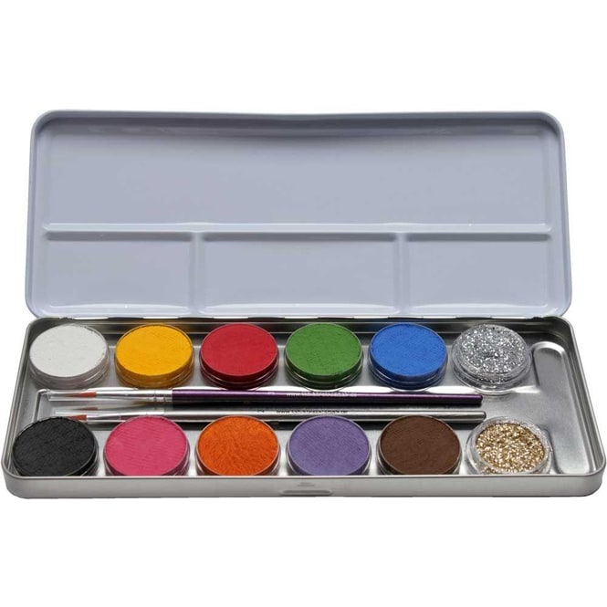 12er Schminkset - Make-Up mit Zubehör
