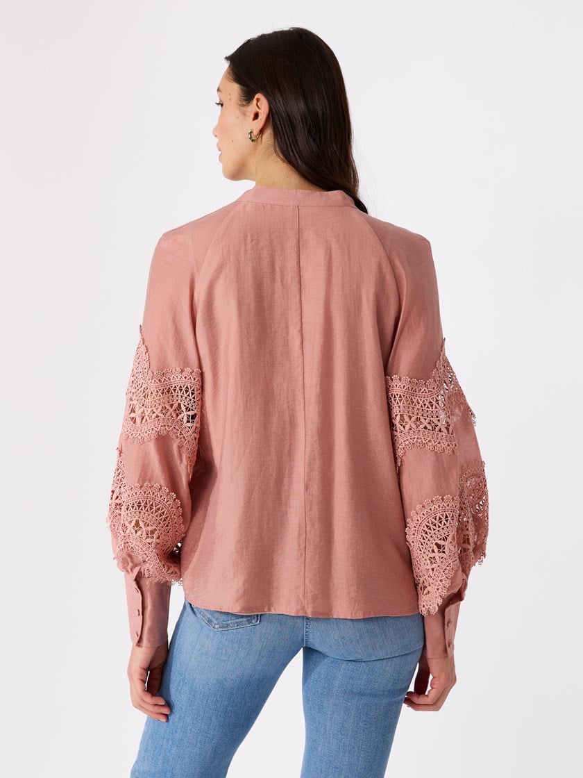 Ella bluse Rose Tan