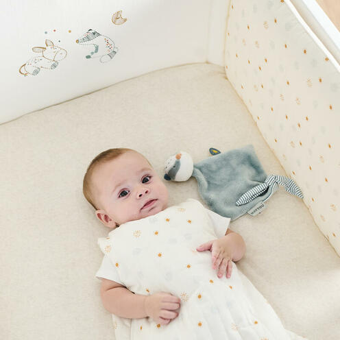 Mini doudou Félix&Léo blaireau multicolore - NATTOU