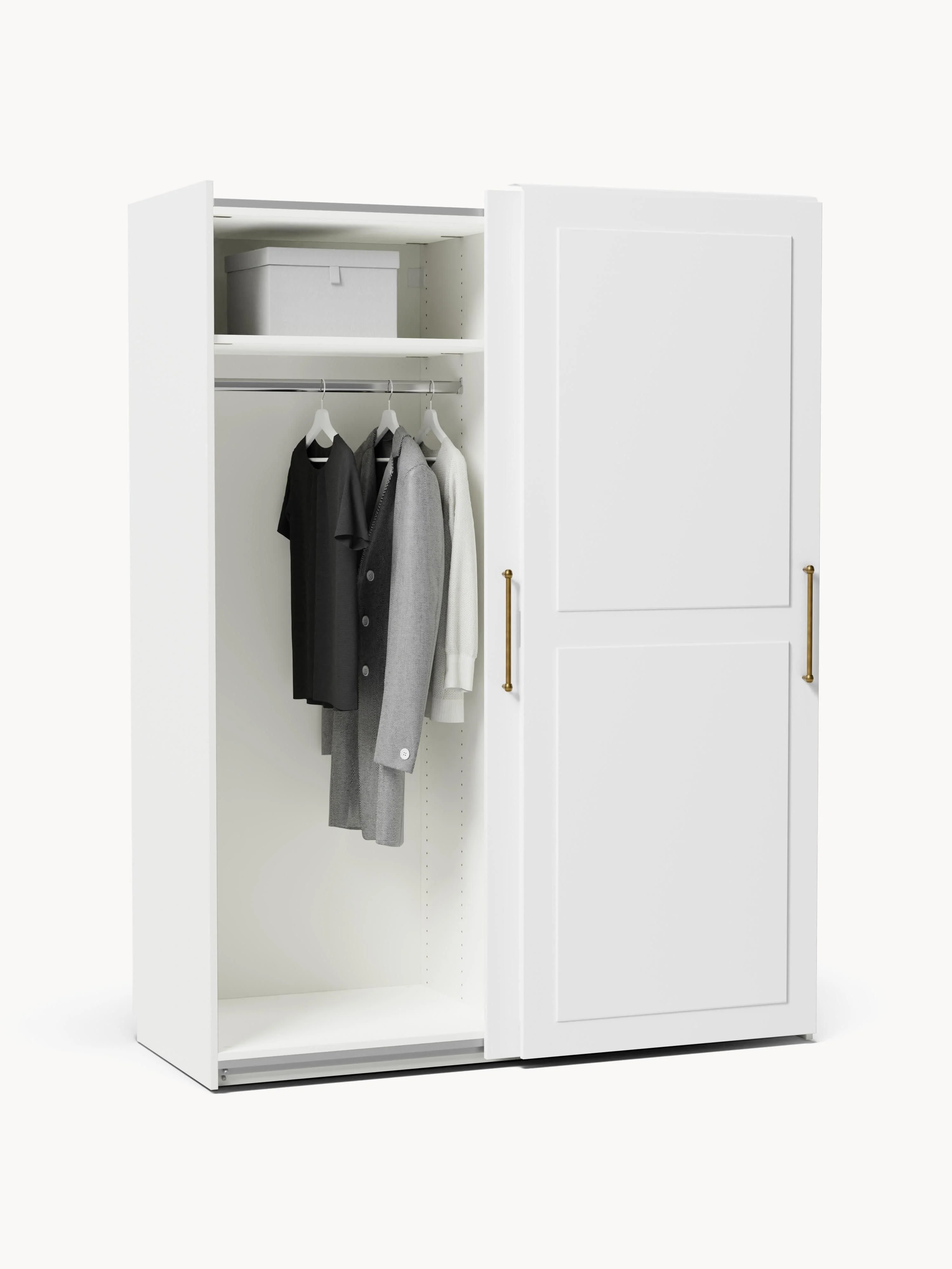Modulaire schuifdeurkast Charlotte, 150 cm breed, diverse varianten