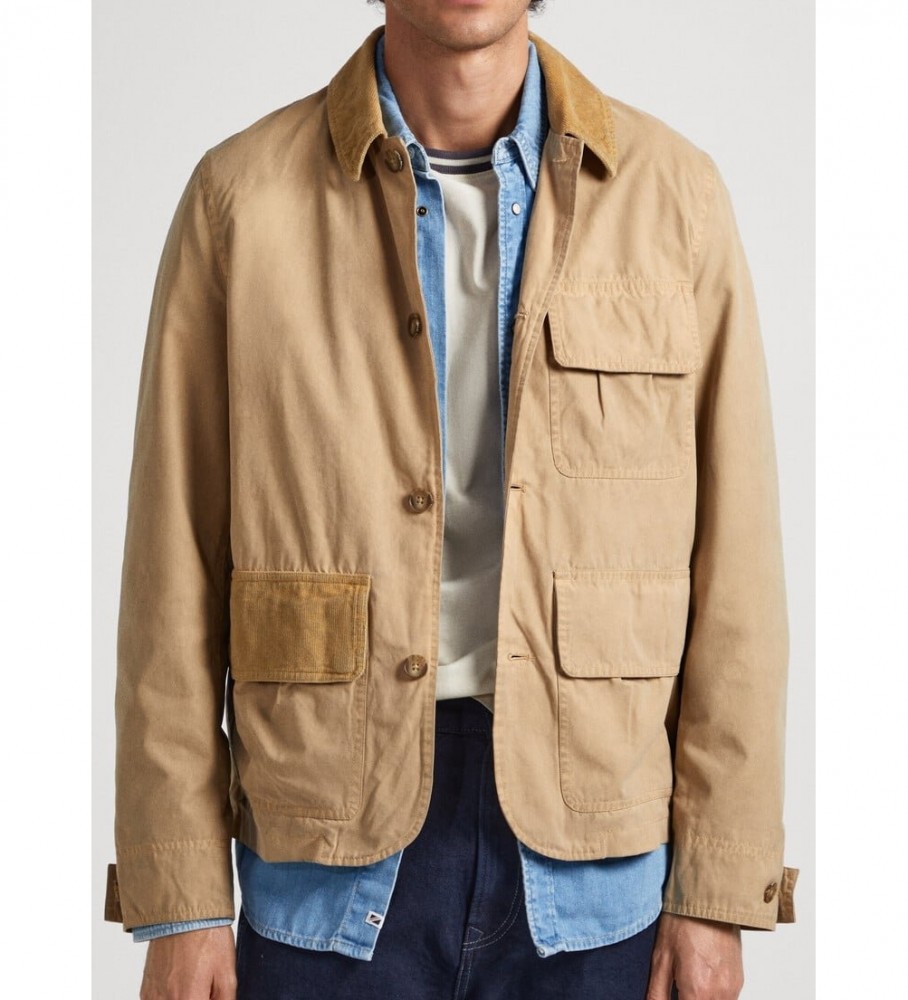 Jaqueta bege Baylor da Pepe Jeans