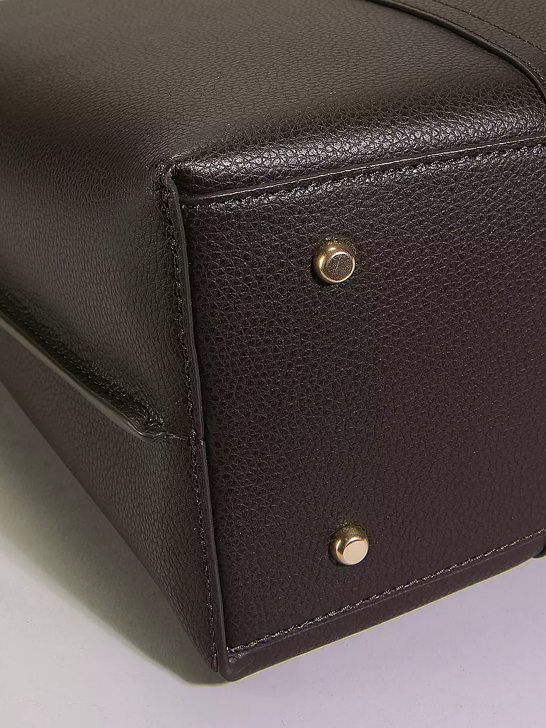 TORY BURCH Ledertasche - Shopper PERRY dunkelrot