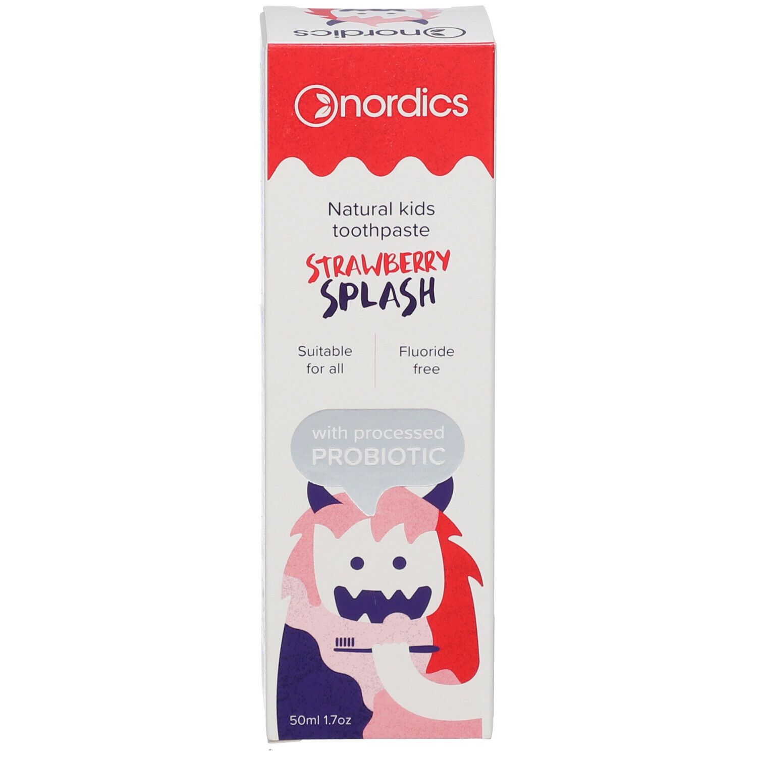 nordics STRAWBERRY SPLASH Kinderzahnpasta