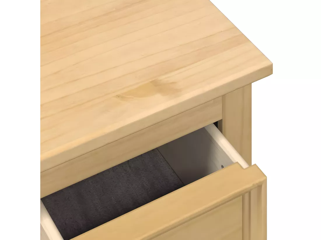 Boîte de rangement Corona 90x78x45 bois de pin massif