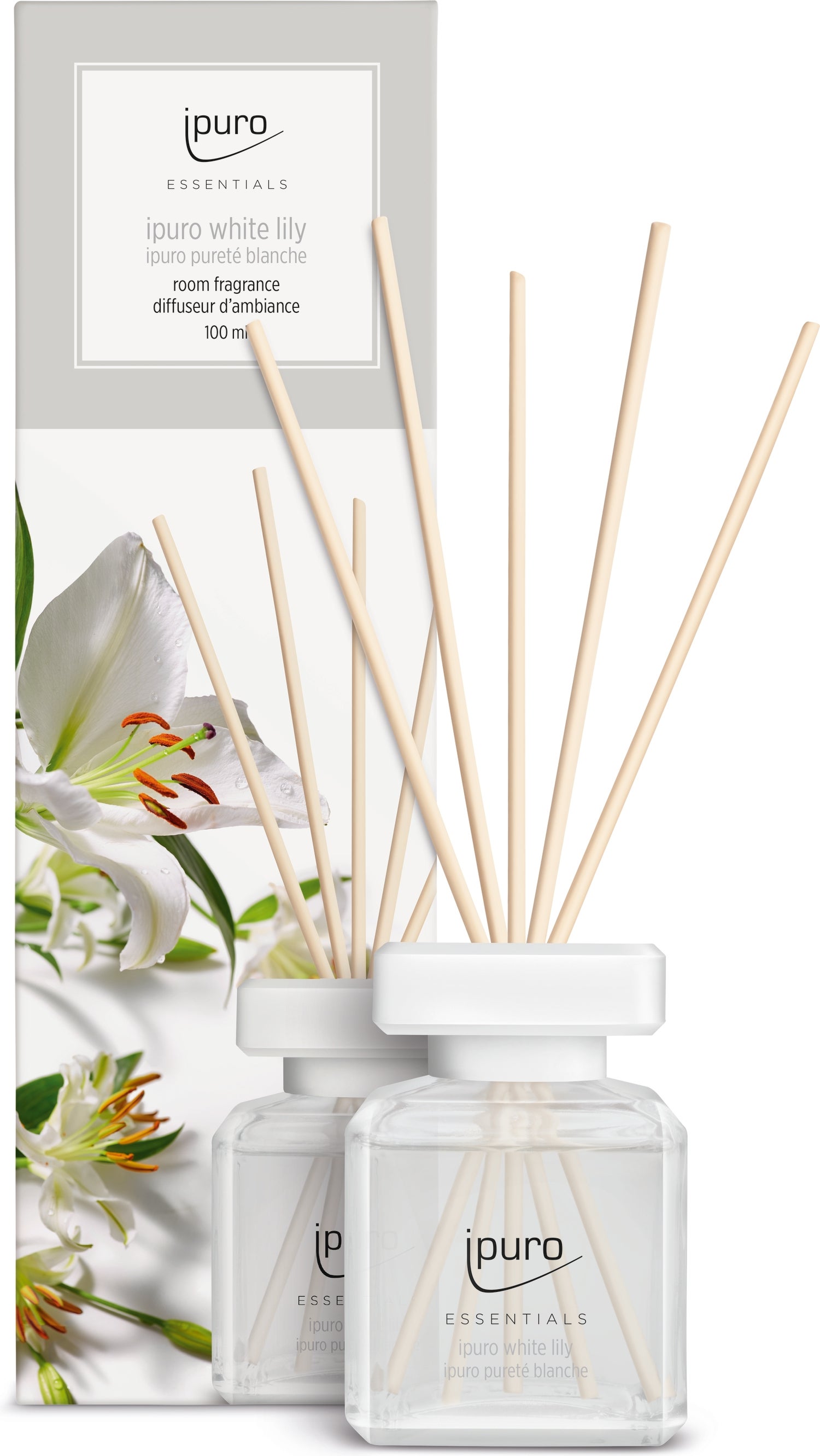 Ipuro geurstokjes Essentials White Lily 100 ml