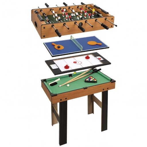Mesa multijogos 4 em 1 com pés da CB Games