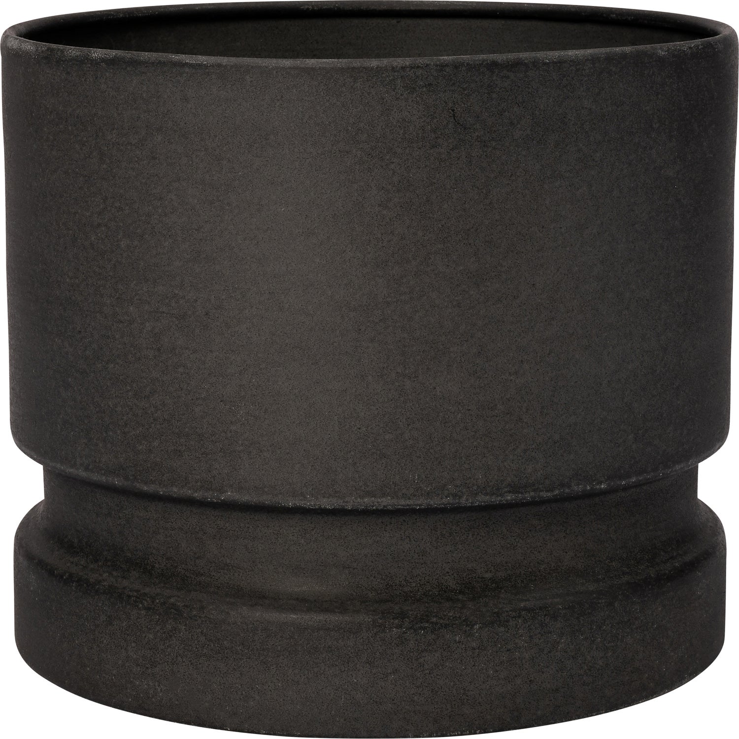 Intratuin bloempot op voet Stone antraciet D 36 H 32 cm