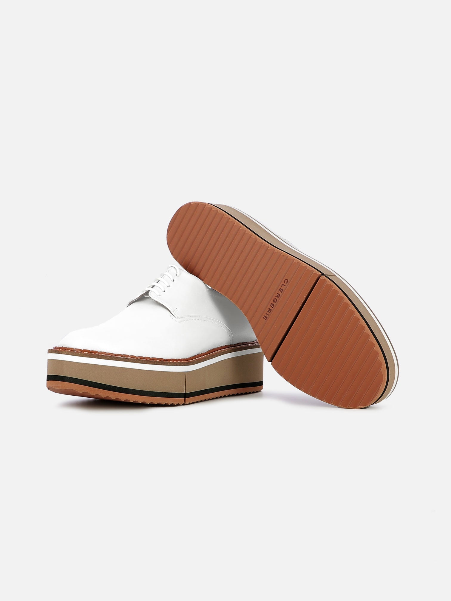 DERBIES - BROOK derbies, white lambskin