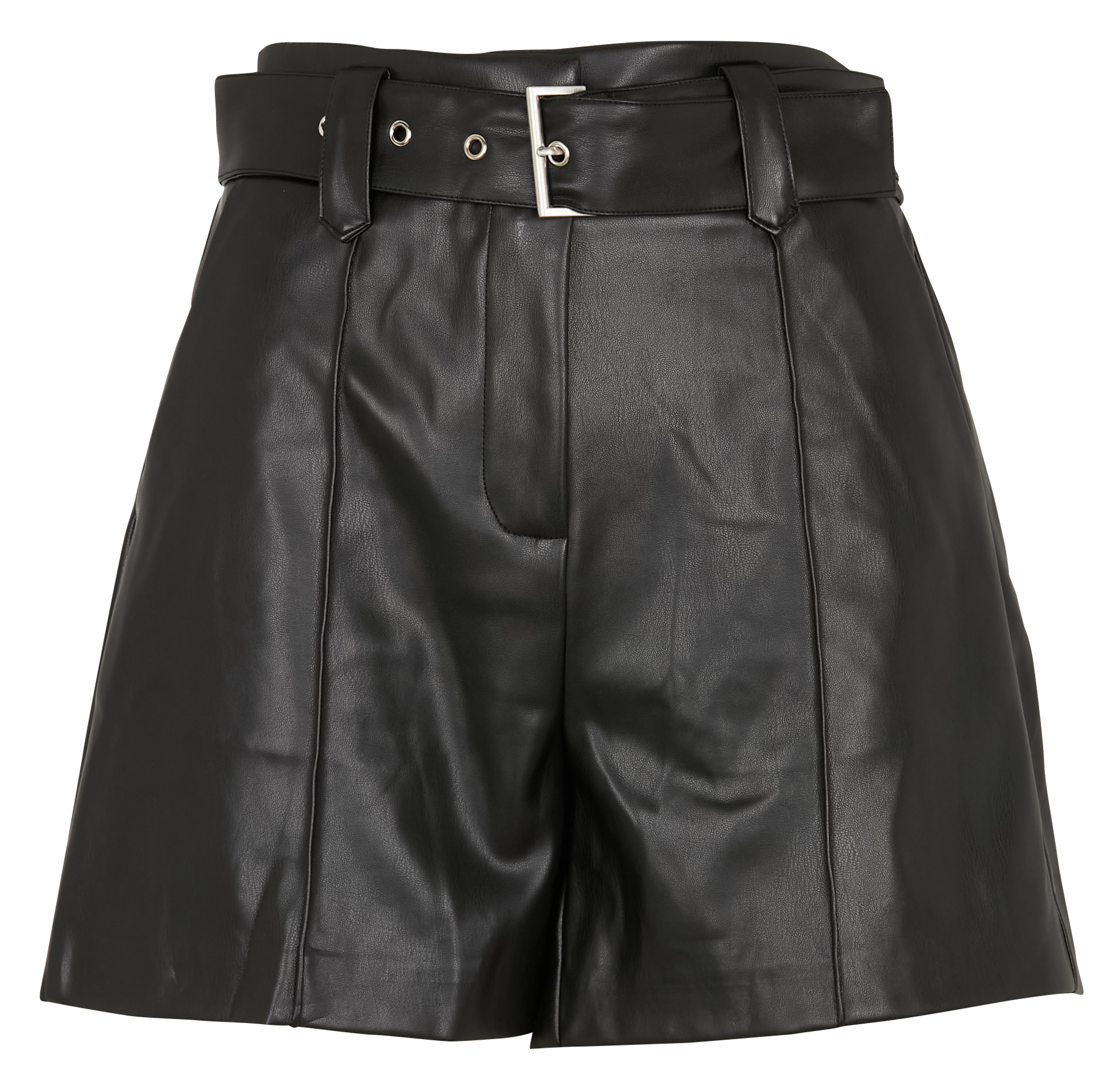 BANNY - Short large taille haute | Noir