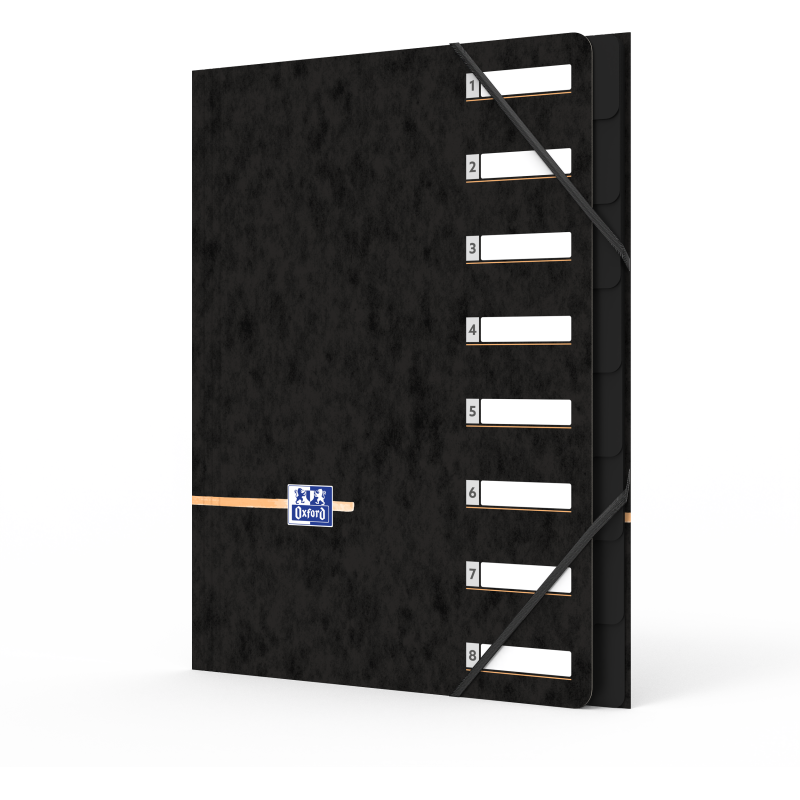 Trieur Agraphe Oxford Etudiant Organiser File A4 8 Positions Assorti