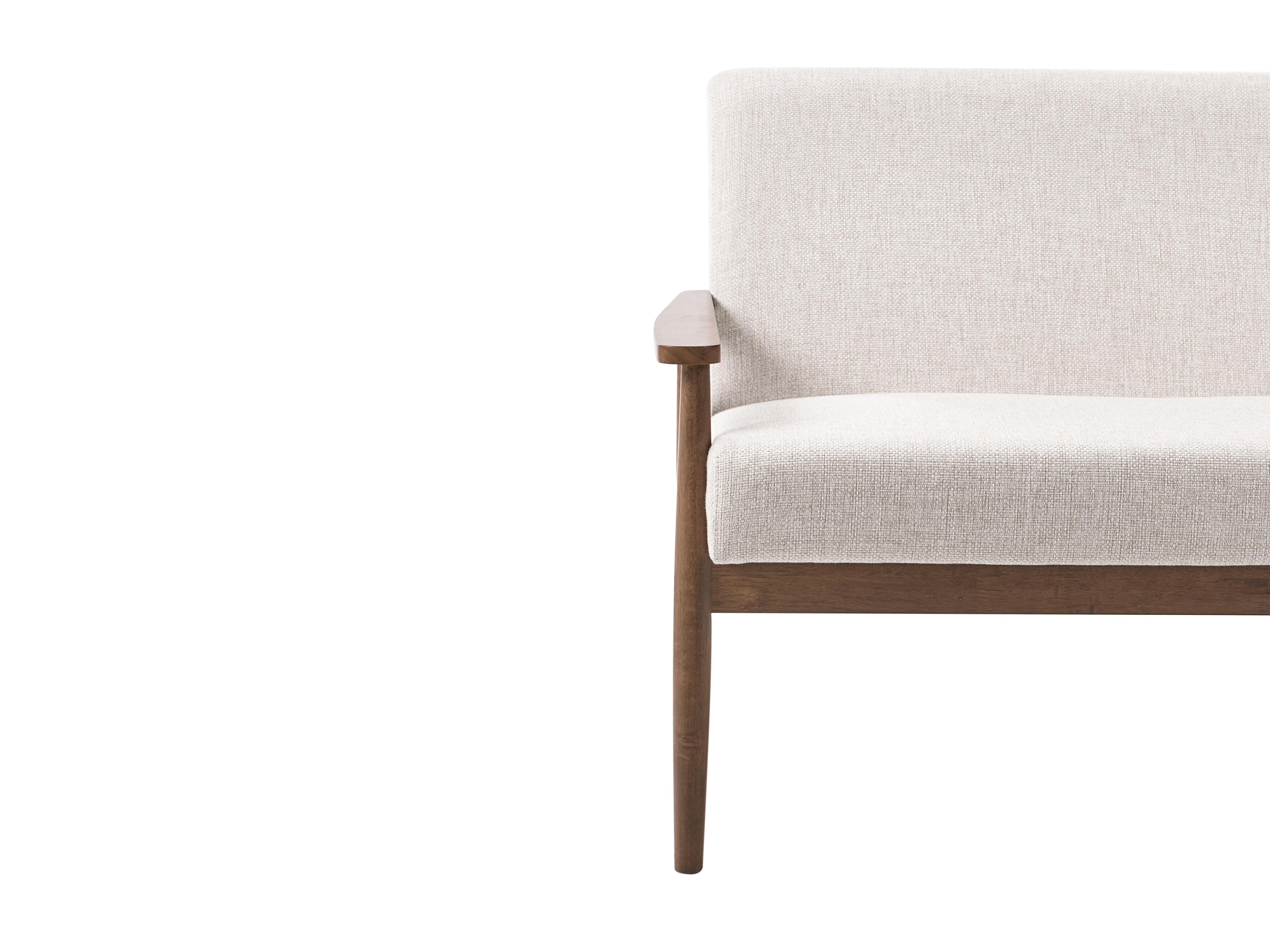 Bankenset 6-zits ESRUM Stof Donkerbruin/beige