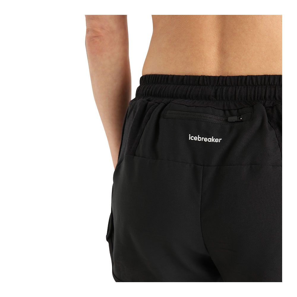 Icebreaker ZONEKNIT - Short Femme black
