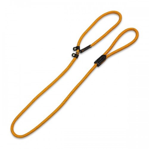 Coleira/Guia Refletiva de Nylon para Cães, Laranja