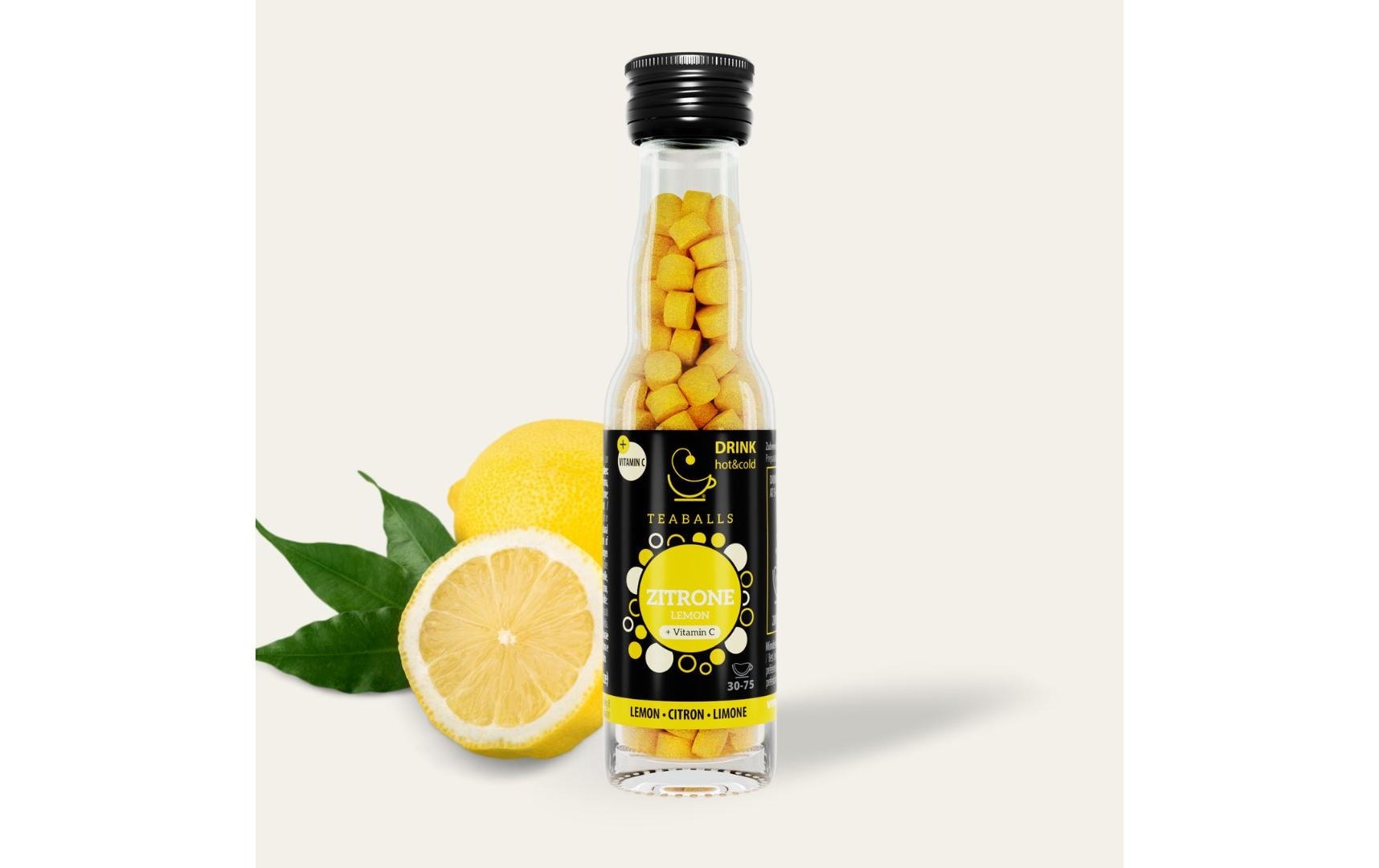 Zitrone 30-75 TassenPraktische Portionen zur Aromatisierung von Wasser