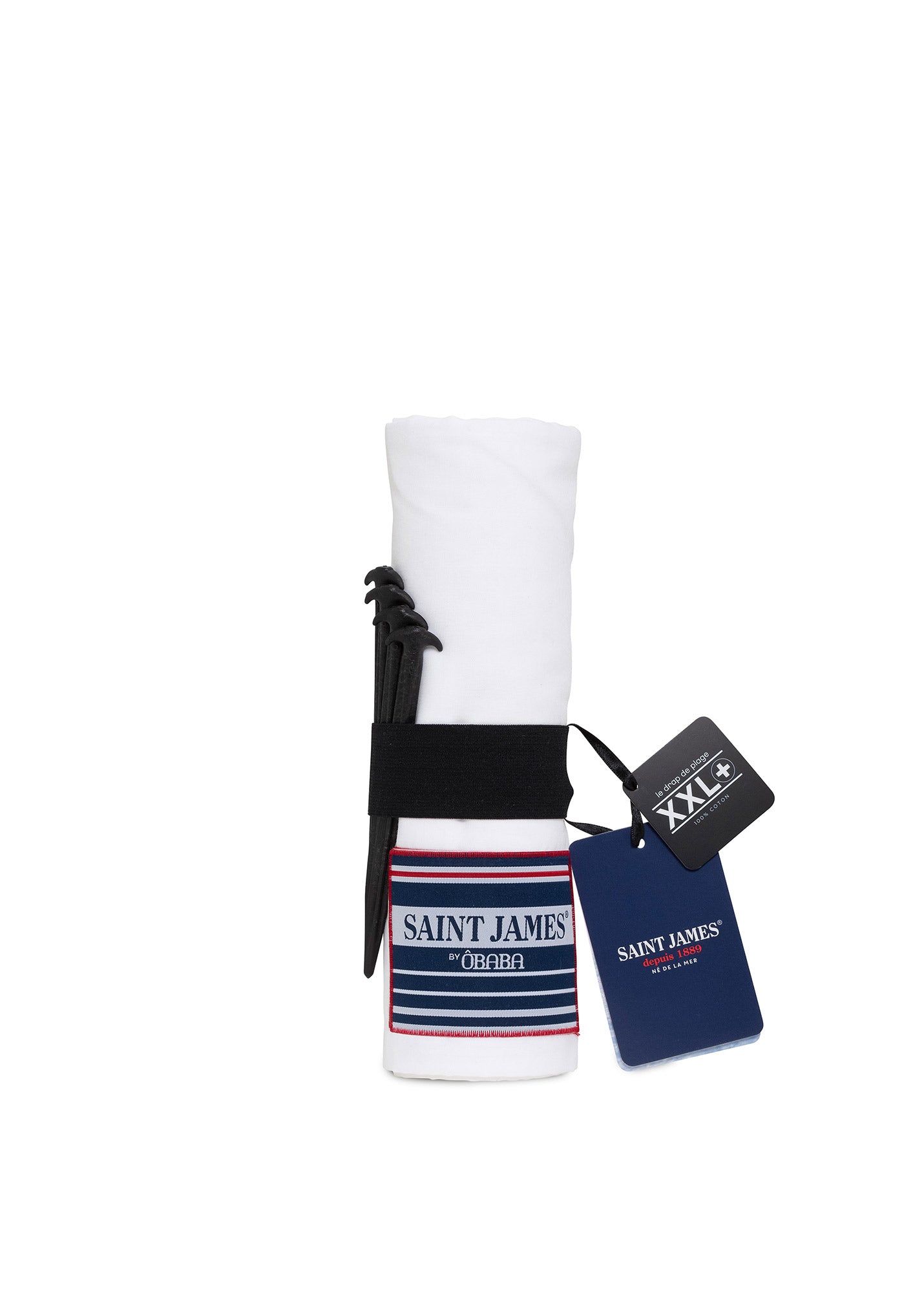 Drap de plage XXL+ en voile de coton léger