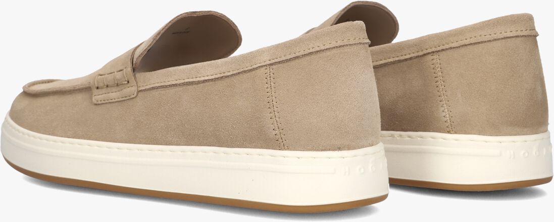 beige hogan instappers h668 mocassino