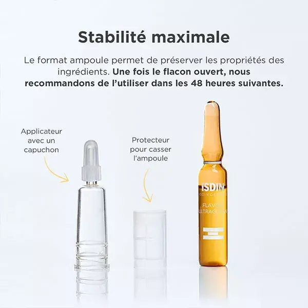 ISDIN Isdinceutics Flavo-C Ultraglican Sérum Facial Antioxidante com Vitamina C 10 x 2ml