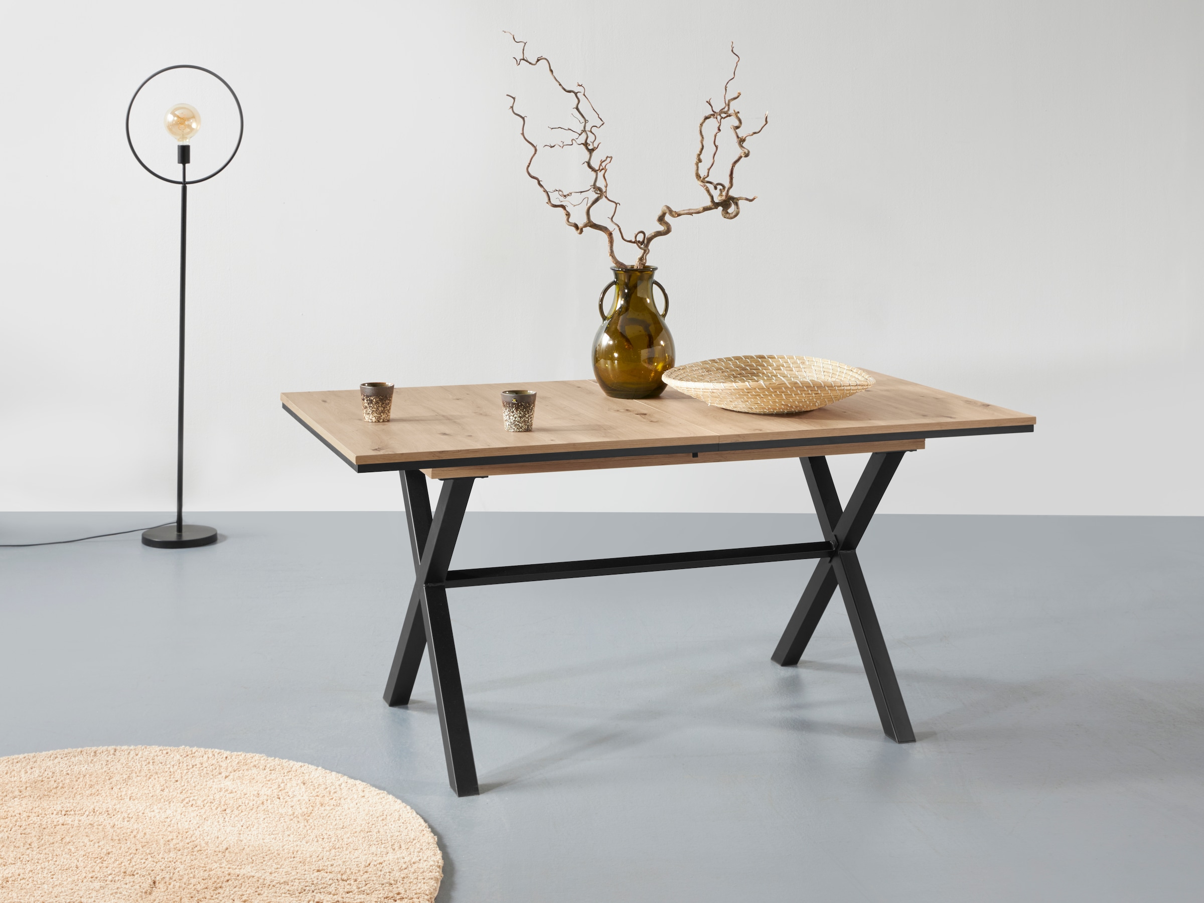 HELA Esstisch ausziehbar 160-200 cm