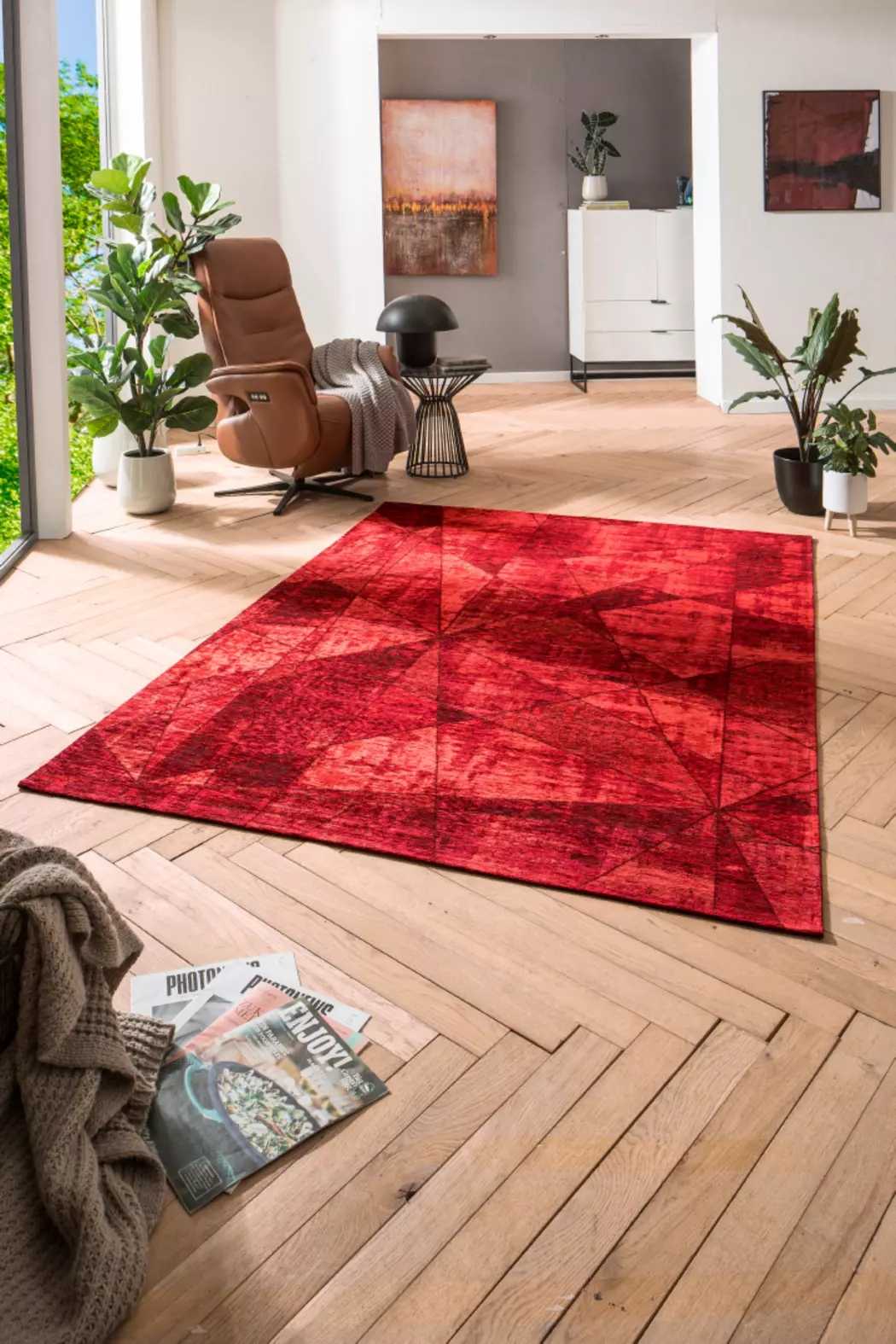 Vintage Teppich Triangolo 140 x 200 cm