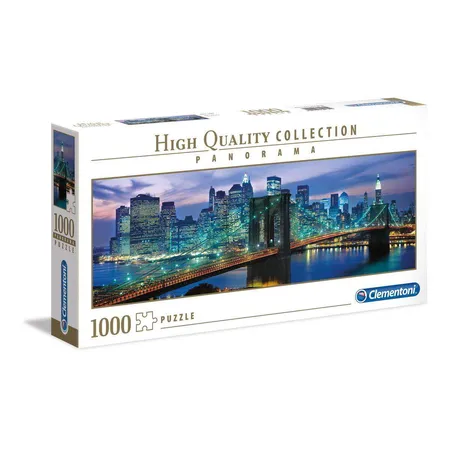 Clementoni Panorama Puzzle Brooklyn Bridge, 1000 Teile
