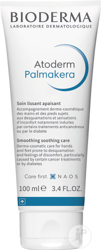 Bioderma Atoderm Palmakera Soin Lissant Apaisant Mains Et Pieds Tube 100ml