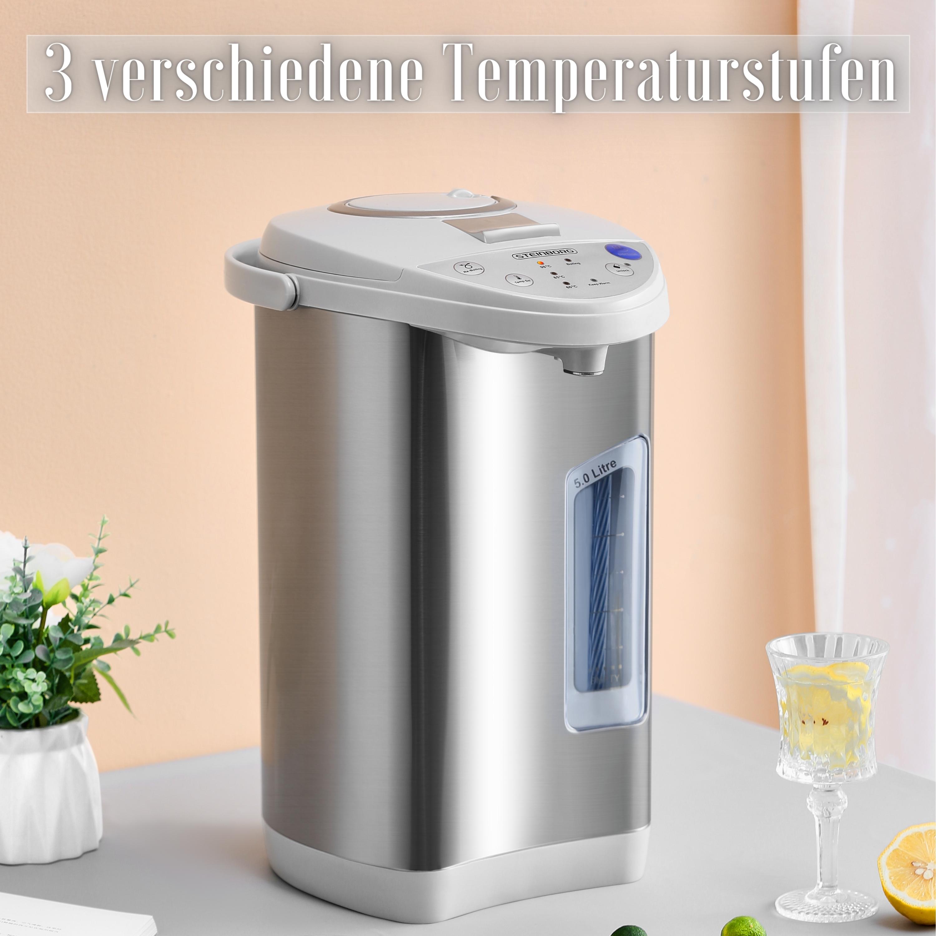 Steinborg Thermopot 5L Heißwasserspender 3 Temperaturstufen 680W