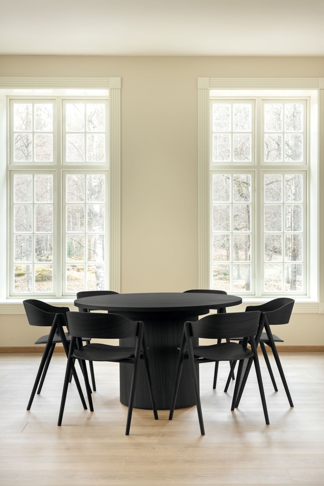 Spisebord natur - ø 127 cm