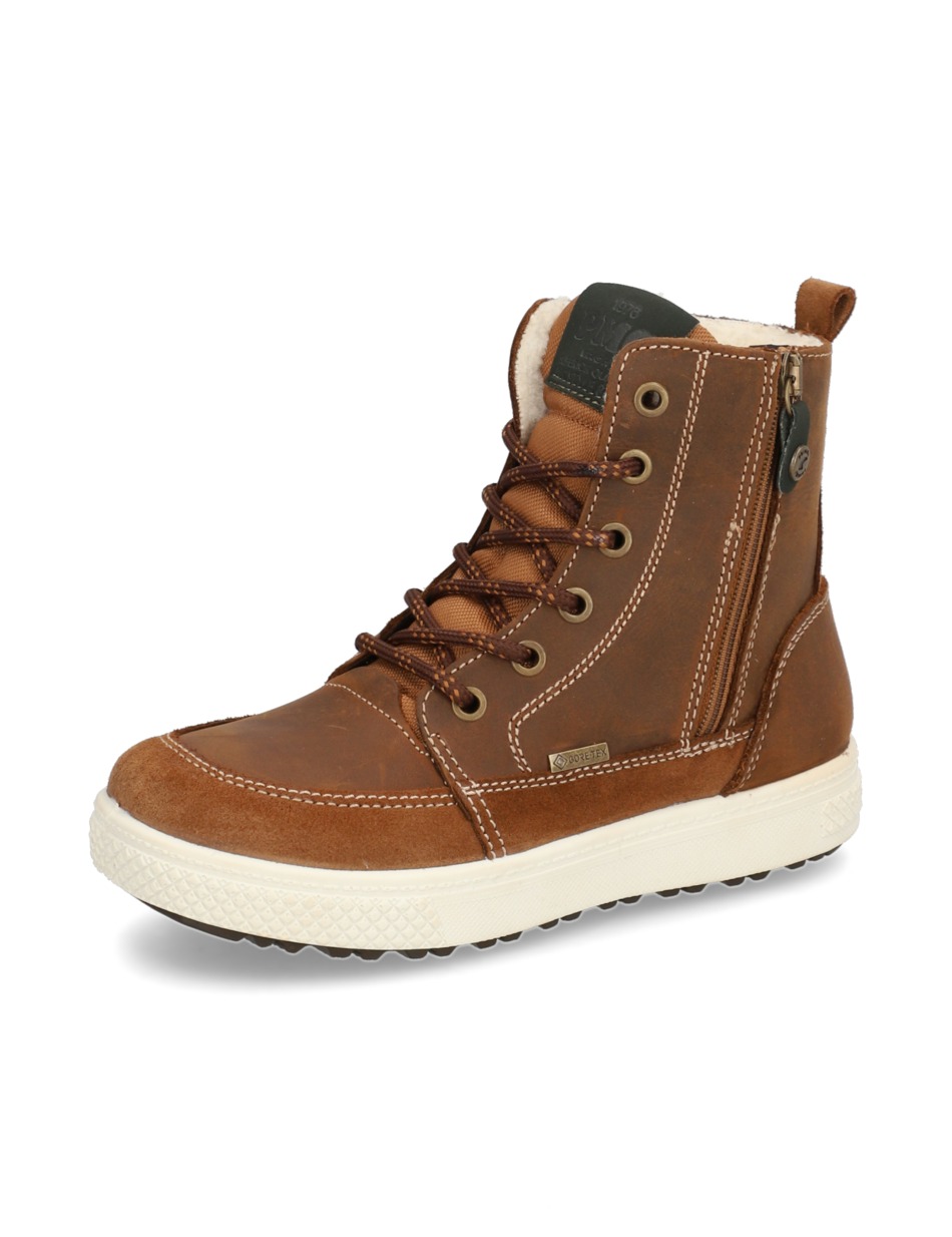 Lederkombination Boot