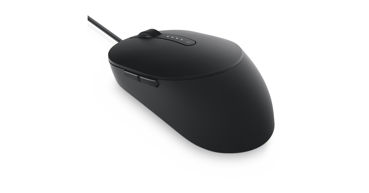 DellLaser Wired Mouse MS3220  (Zwart, 3200 dpi)