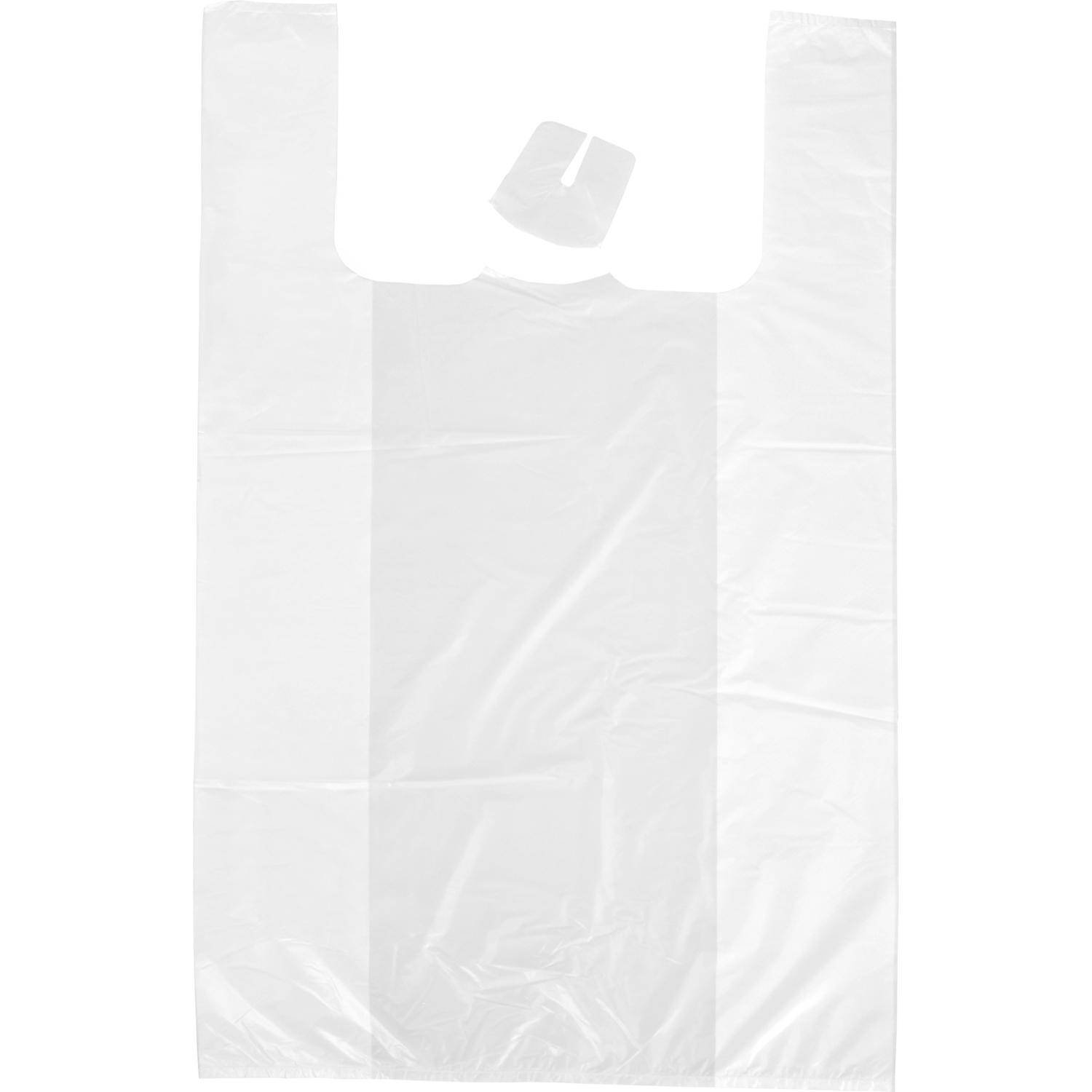 Top Quality Tas, HDPE, 28x 7x50cm, hemddraagtas, wit