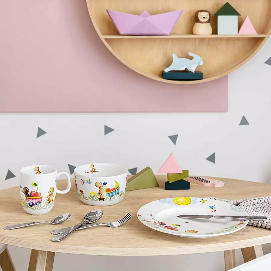 Villeroy & Boch Kinderbesteck Hungry as a Bear 4er Set silber
