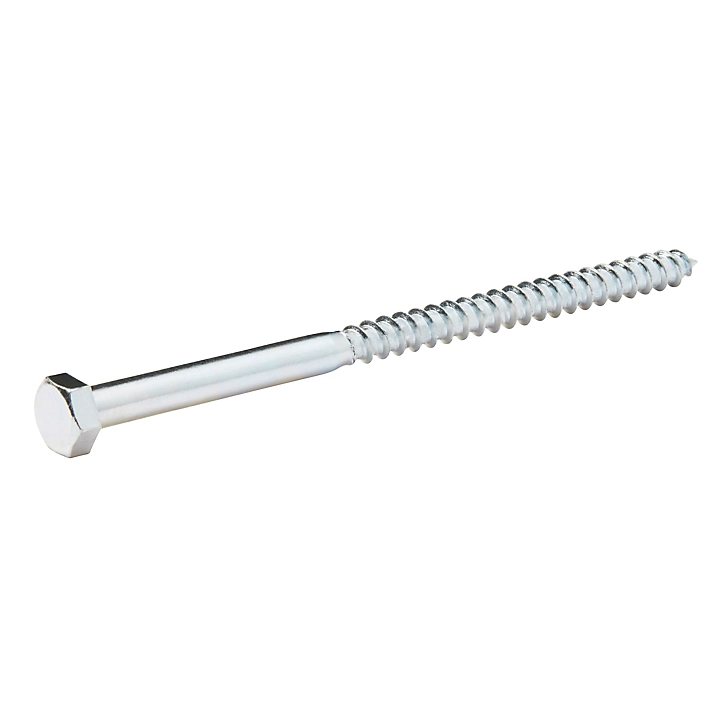 Tirefonds DIN 571 zingués 8x140 mm - 10 pièces