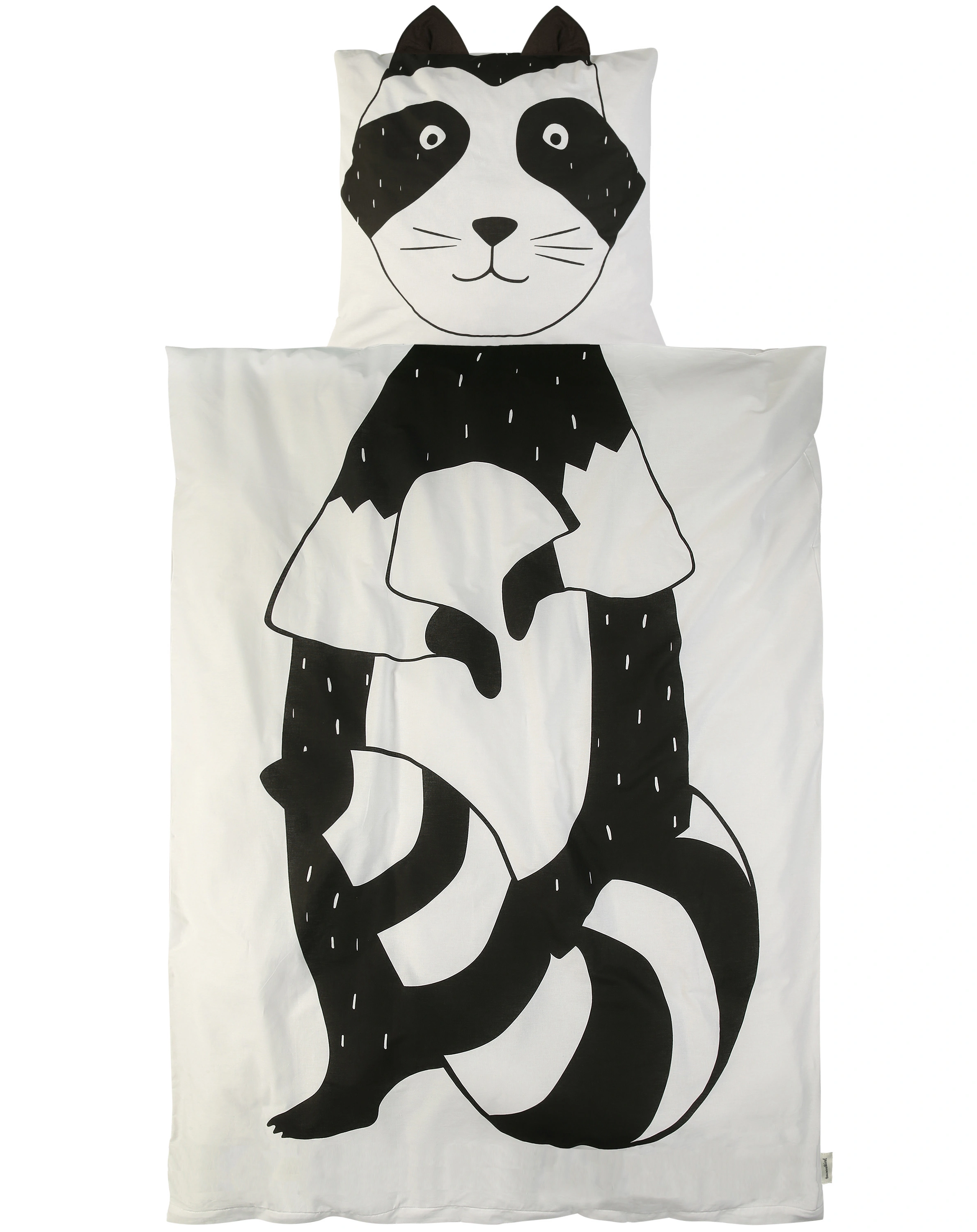 Renforce-Bettwäsche WASCHBÄR (200x135) in creme