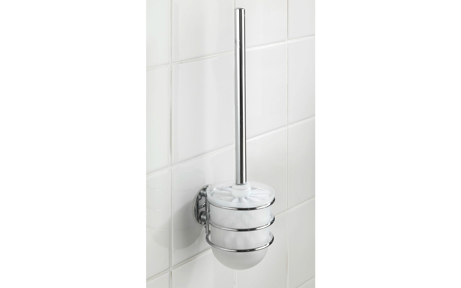 Wenko Turbo-Loc WC Edelstahl Garnitur