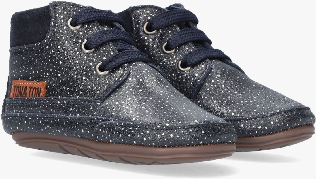 TON & TON zwarte ton & ton babyschoenen lief