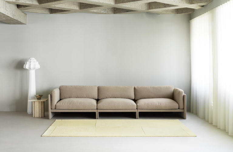 Normann Copenhagen Level vloerkleed 170x240 Light Yellow