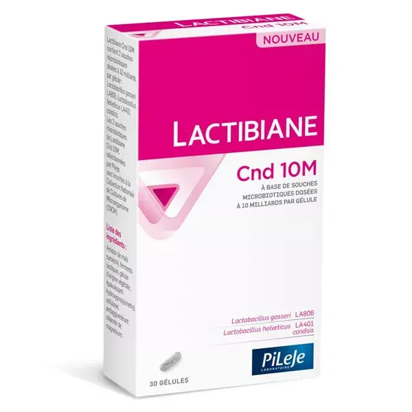 Pileje Lactibiane Cnd 10M 30 cápsulas