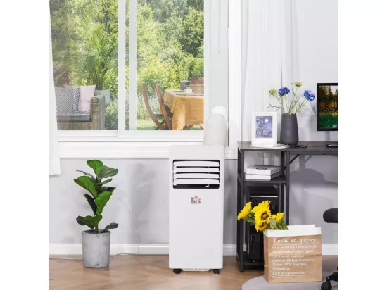 Climatiseur Mobile 3 EN 1, avec Affichage LED et télécommande, Refroidissement, Ventilateur, Déshumidificateur, Mode Nuit, 7000BTU