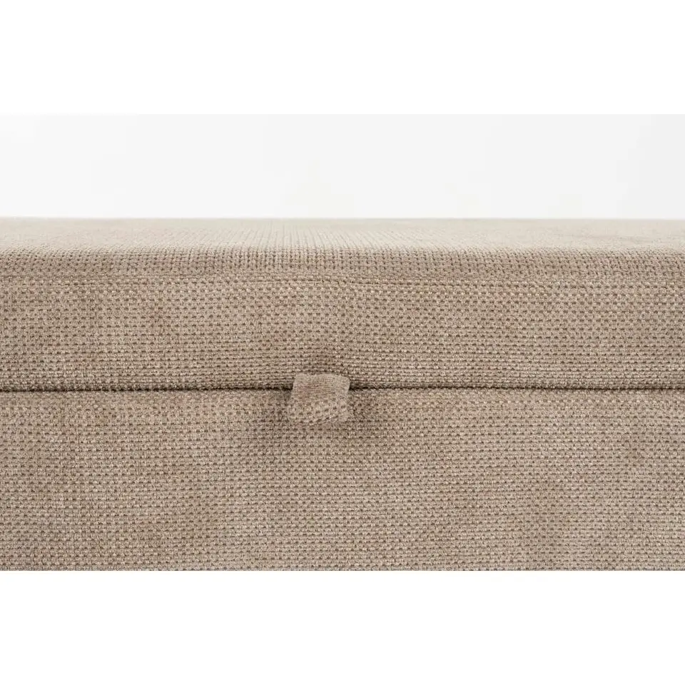Housecraft Orly Bankje met opbergruimte 113 cm - Grijs