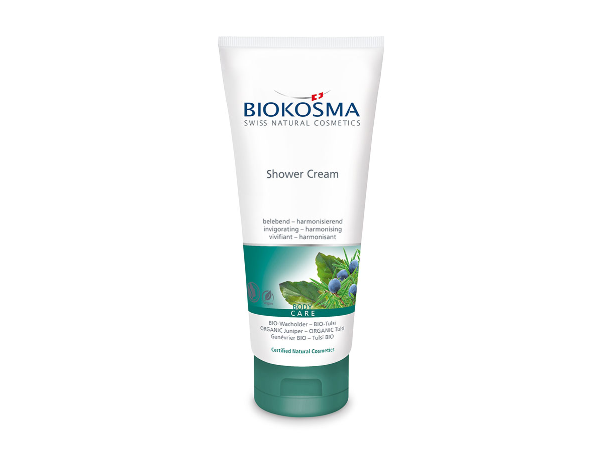 BIOKOSMA Shower Cream Creme Wacholder Tuls BIO Tb 200 ml