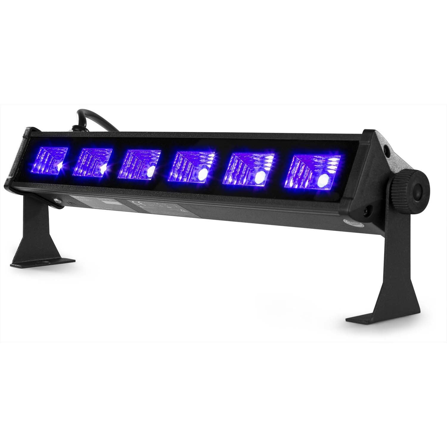 BeamZ BUV63 blacklight LED-bar 6x 3 Watt