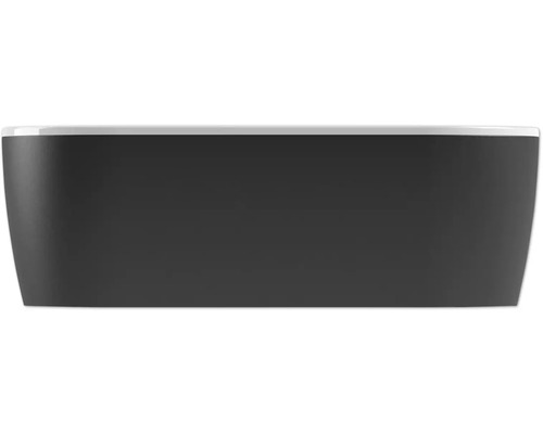 form&style Vrijstaand bad SANSIBAR 80 x 180 cm wit zwart glanzend